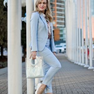 💙 ted baker baby blue crop women's dress pants